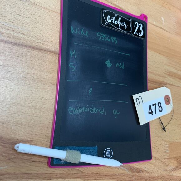 Nike Polo Shirt Mens S Small Red Striped Short Sleeve Dri Fit DR Basketball Logo - Picture 11 of 12